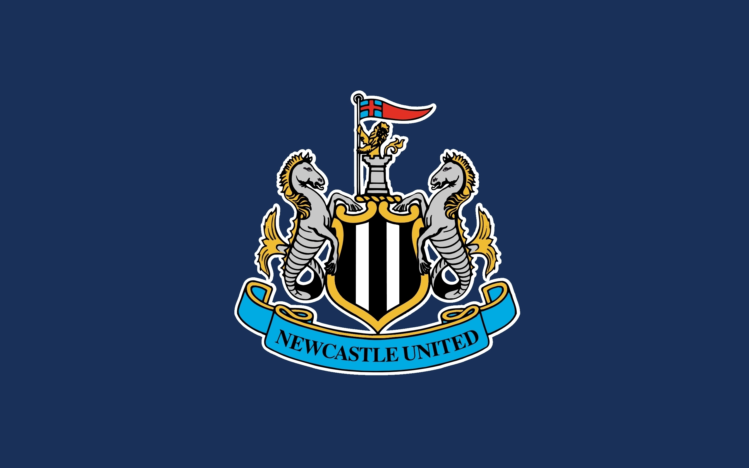 Newcastle United Primary logo t shirt iron on transfers